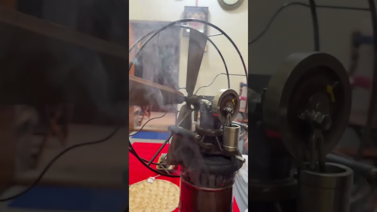 Vintage Fan (Runs on Steam Cylinder Technique) #steamengines #vintage #popular