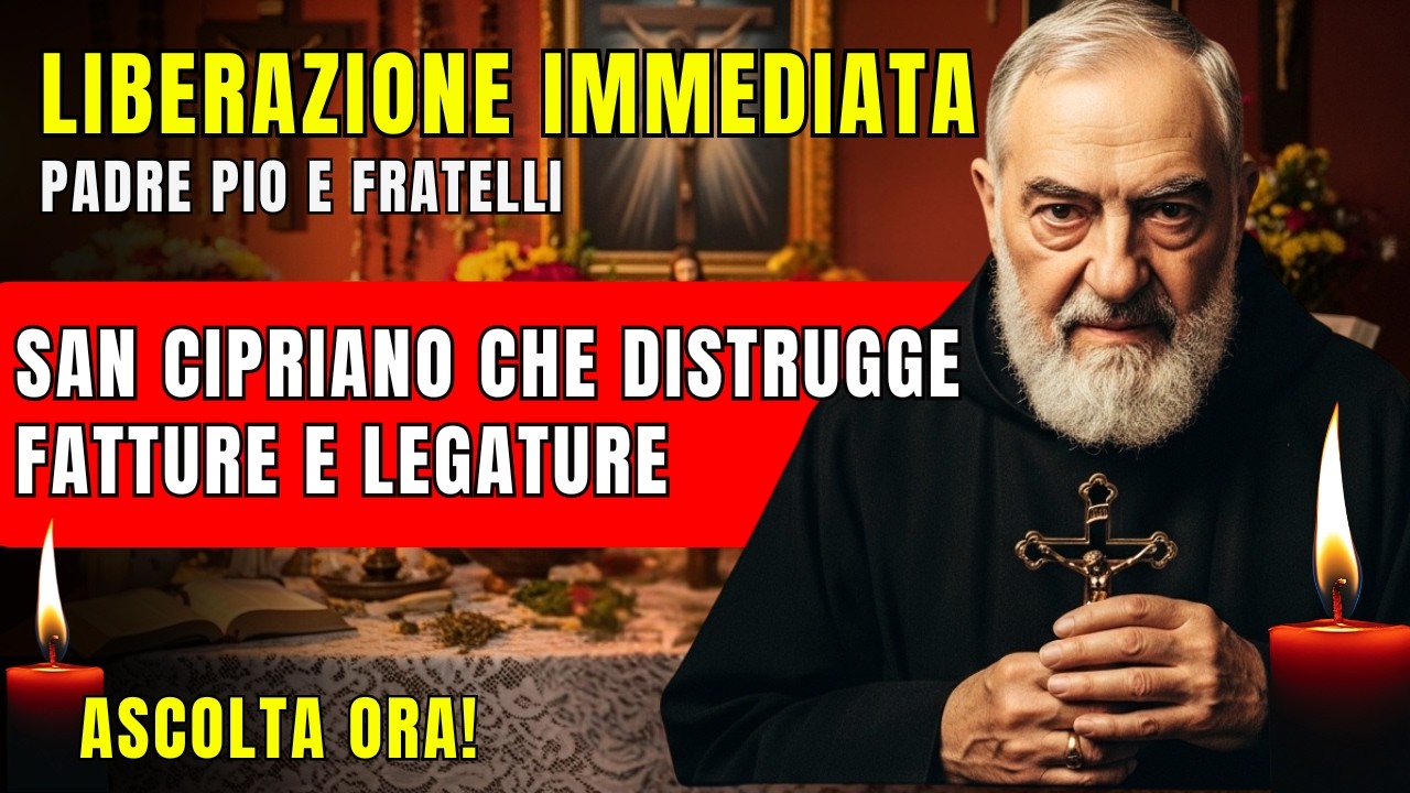 PREGHIERA POTENTE di San Cipriano che DISTRUGGE FATTURE e LEGATURE | LIBERAZIONE IMMEDIATA