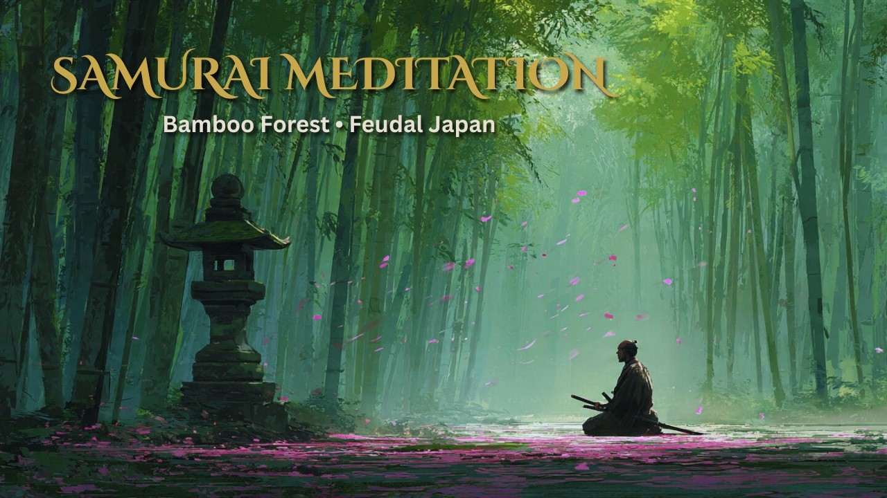 Samurai Meditation in the Bamboo Forest ⛩️ Relaxing Japanese Music for Sleep & Focus