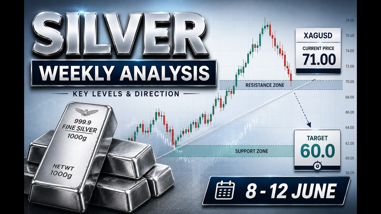 🟩 Weekly SILVER Setup & Analysis | 8 - 12 JUNE