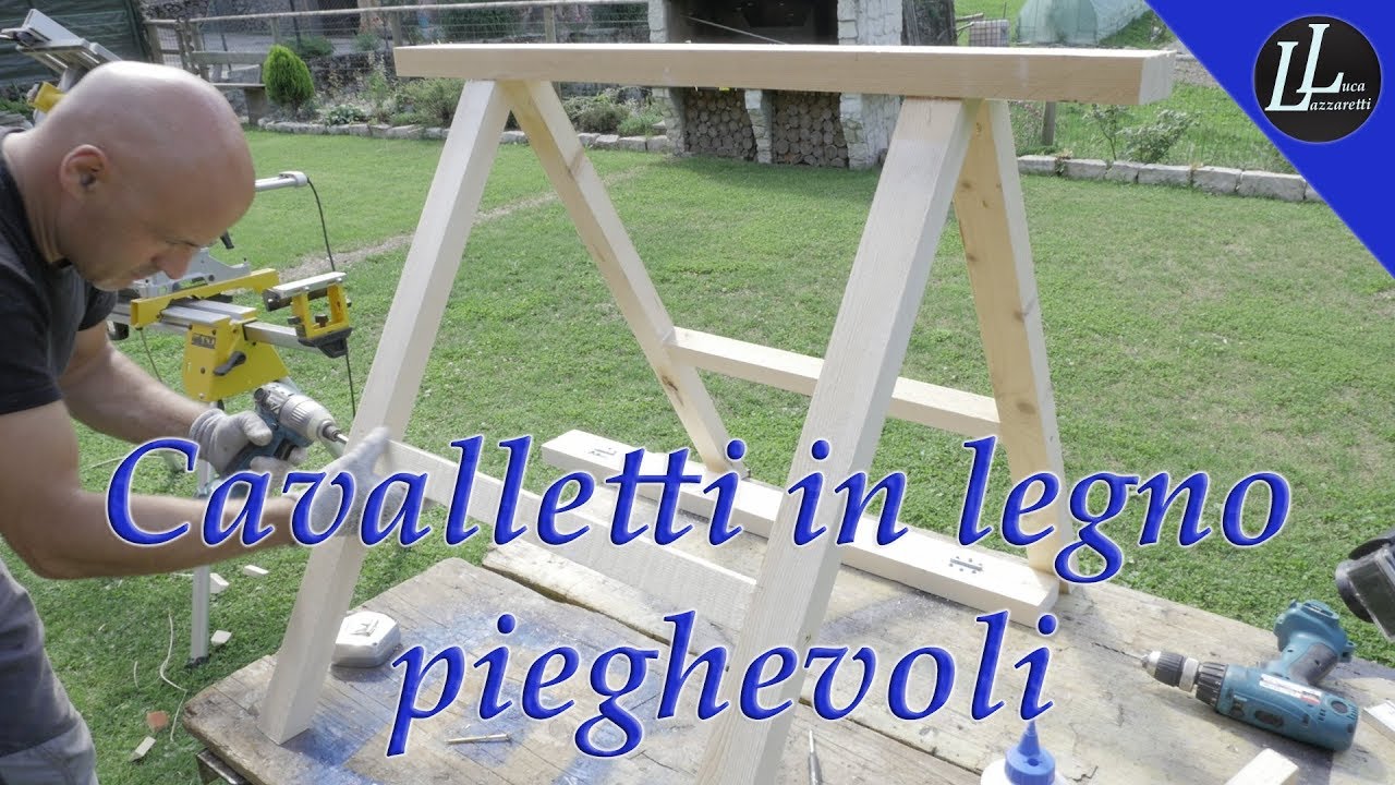 #26 Cavalletti in legno ripiegabili-Homemade Foldable wooden easels