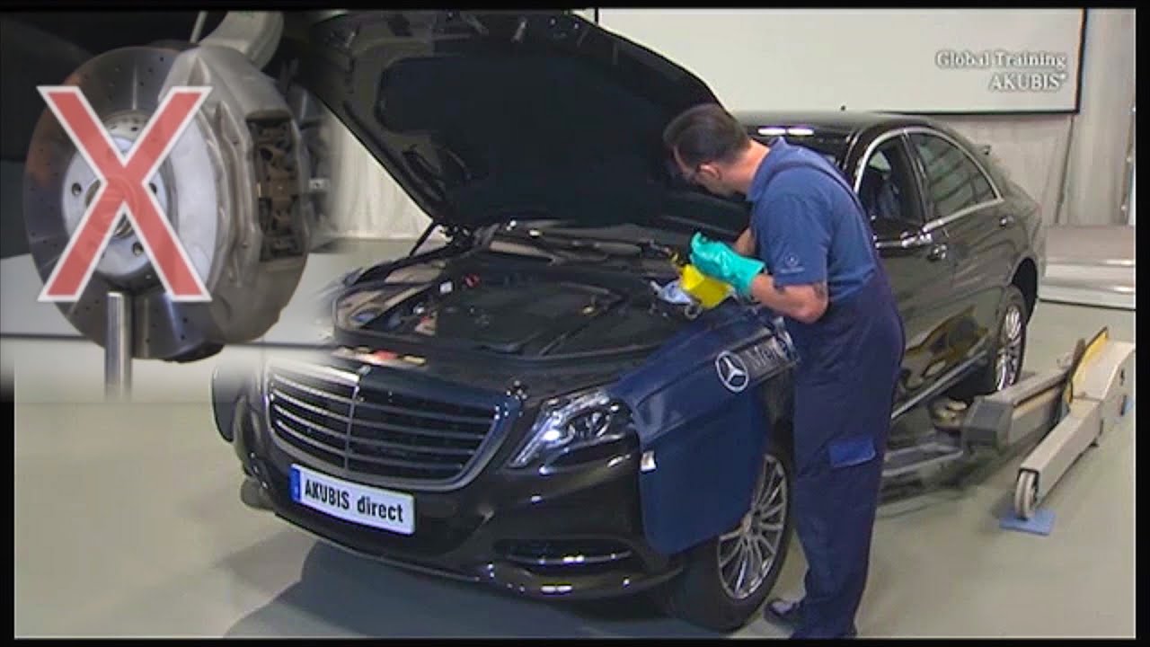 Mercedes-Benz S-Klasse - Aus- und Einbau der Bremsscheiben (Vorderachse) | W222, C217