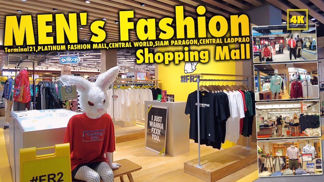 MEN's Fashion Shopping mall in Bangkok / MAY 2024