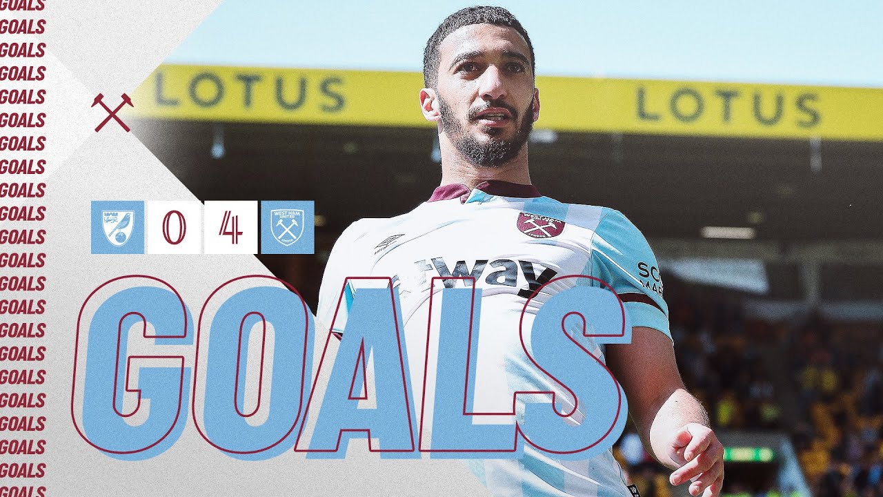 GOALS | NORWICH CITY 0-4 WEST HAM UNITED