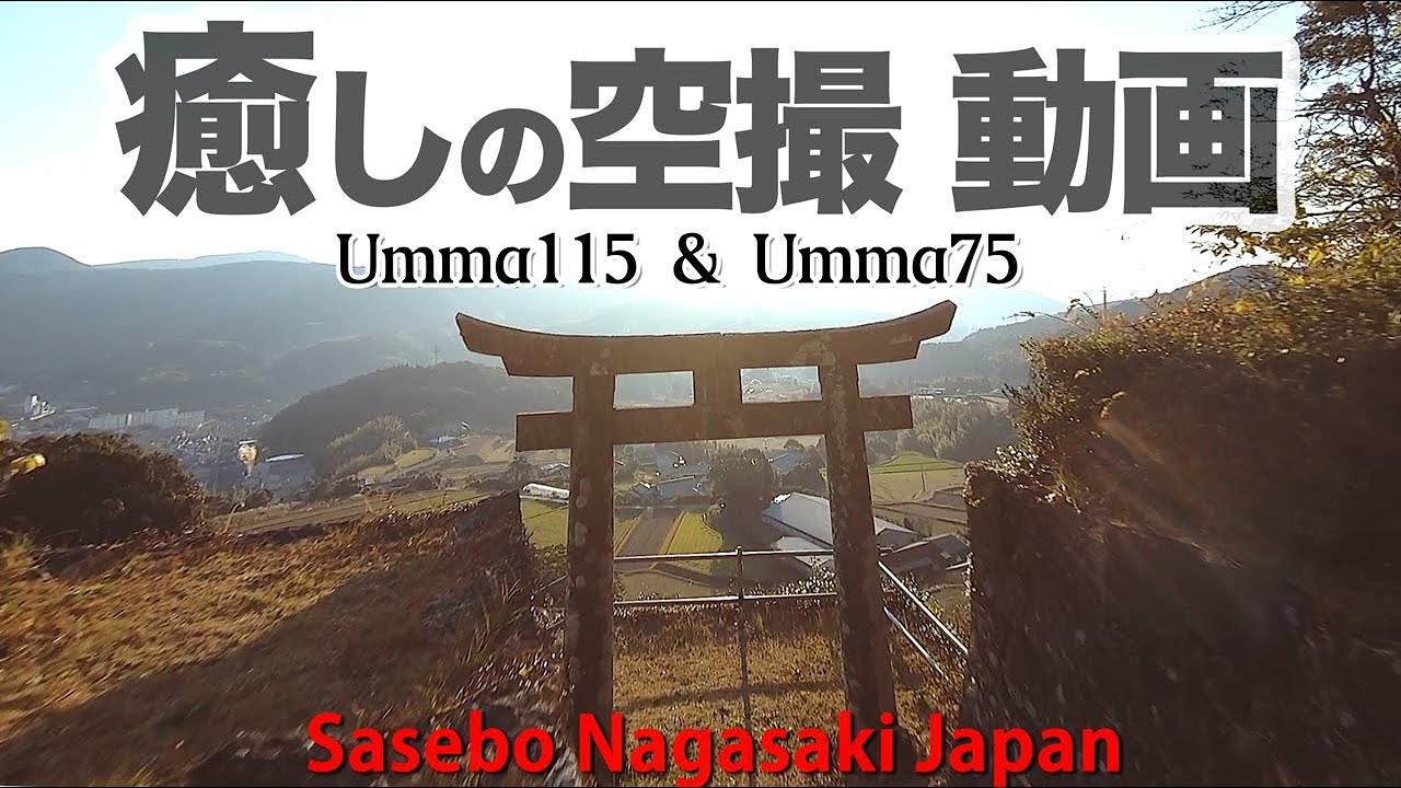 紅葉飛んでみた！佐世保市お滝の観音&岩上神社 UMMA75/115