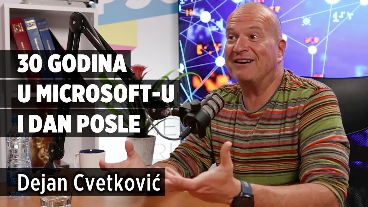 30 godina u Microsoft-u i dan posle, Dejan Cvetković