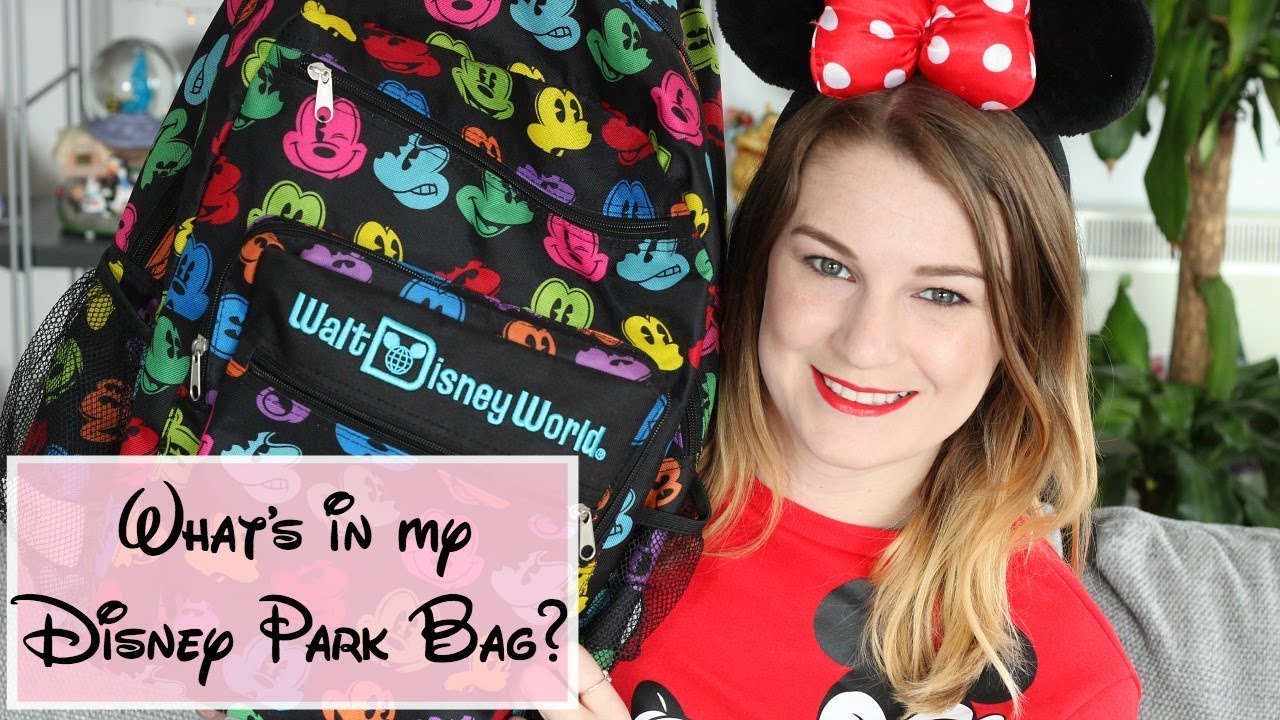 What's in my Disney Park Bag 2017 | lilmisschickas
