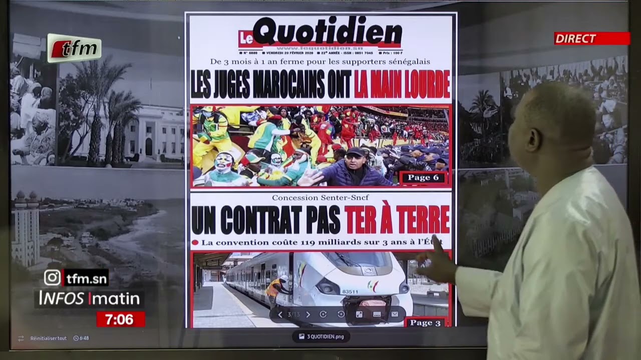 Yenekay yi ak Malick THIANDOUM - Infos matin du 20 f&eacute;vrier 2026