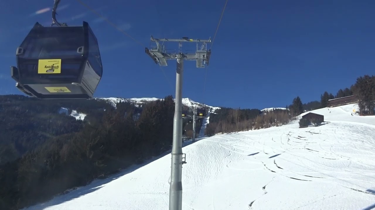 Spieljochbahn 1 Bergfahrt - Fügen im Zillertal