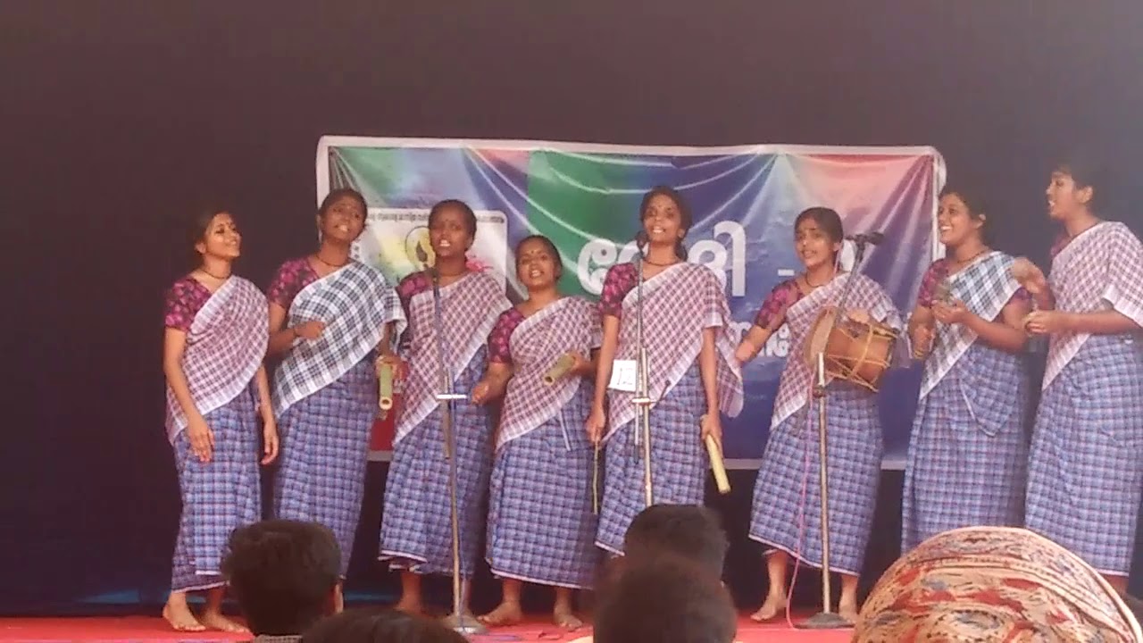 Nadan pattu competition at tripunithura ayurveda college