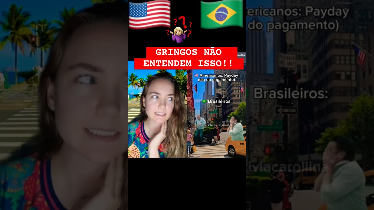 🇧🇷🇺🇸 ESTRANGEIROS REAGINDO AO BRASIL #brasil #shortsbrasil #gringa #gringo #gringos