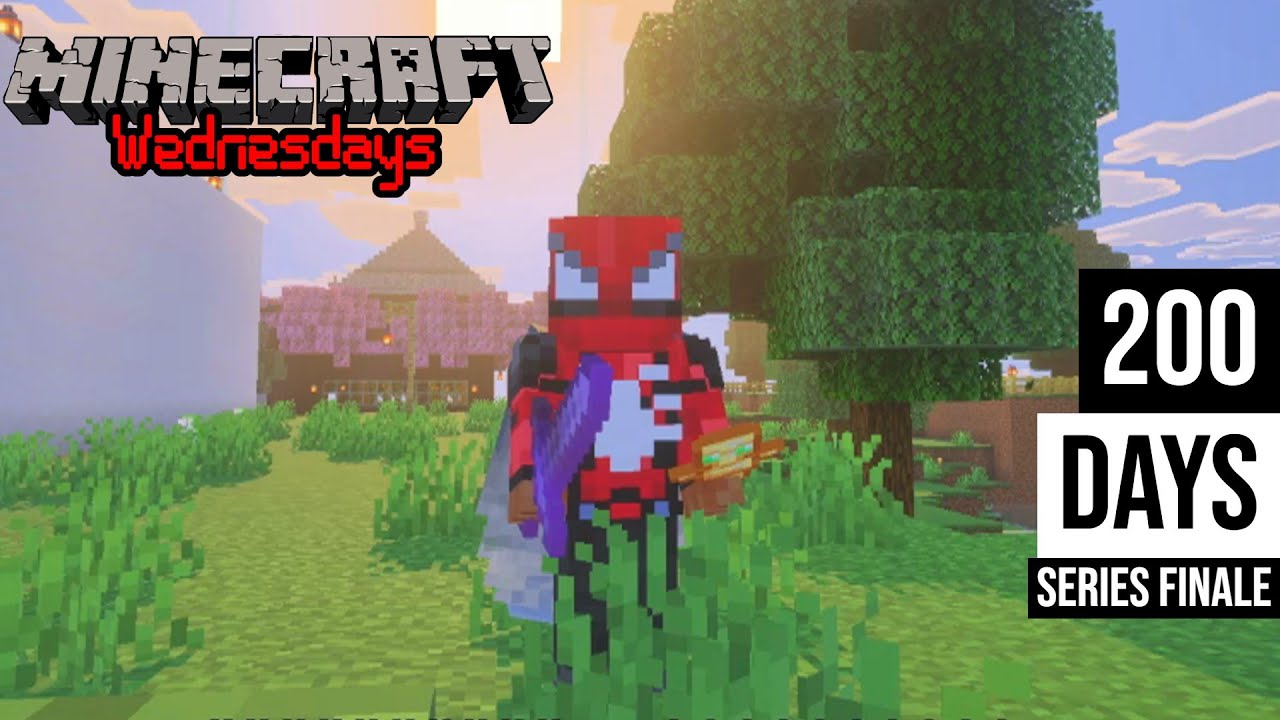 I Spent 200 Days In Creative on Minecraft! (Series Finale) | Minecraft Wednesdays