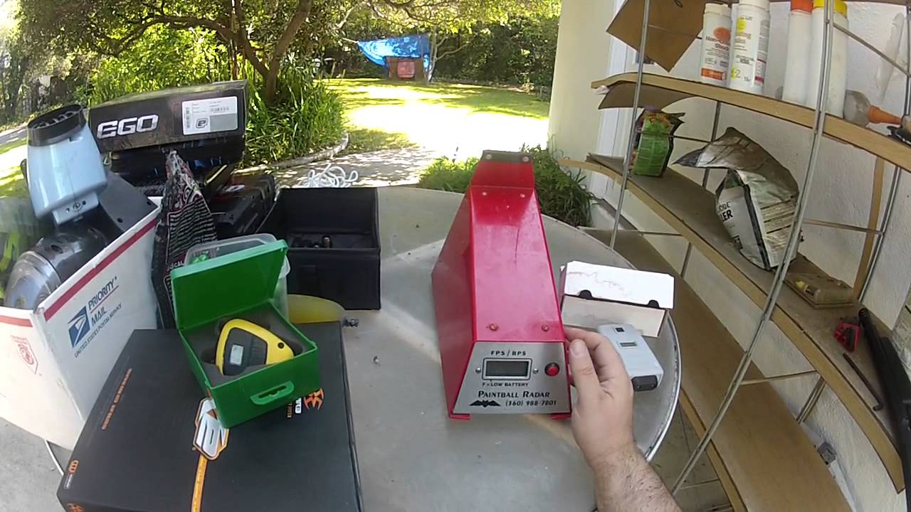 Paintball Chronographs - Reviews - Testing -Demo - field type and handheld