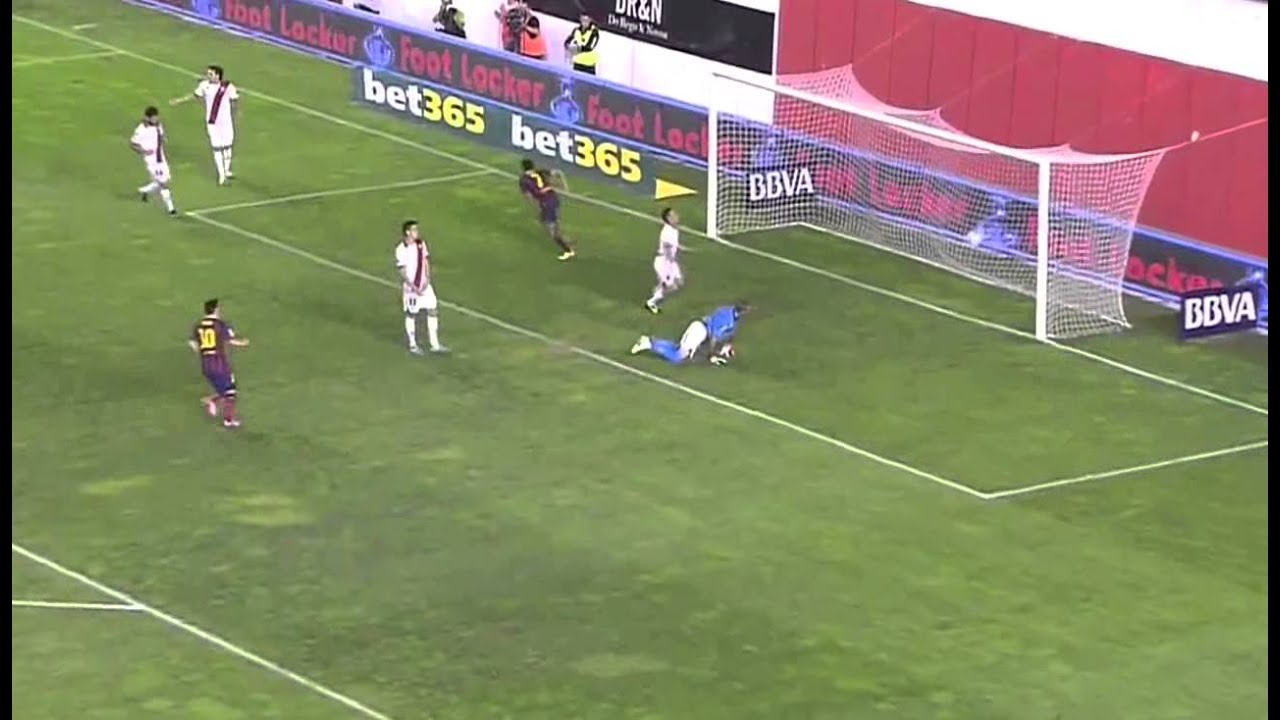 Rayo Vallecano - Barcelona Highlights HD 21.09.2013