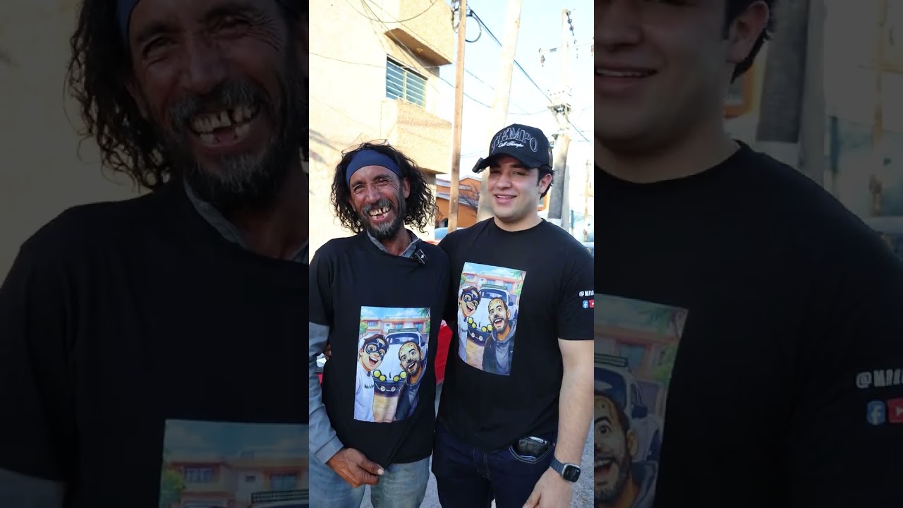 Sorpendemos a este señor en situación de calle