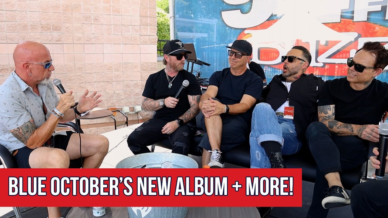 Rod interviews Blue October at Buzzfest 2025