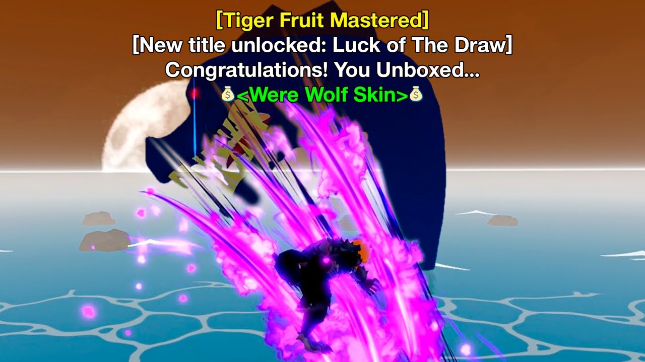 Desperté la Fruta Werewolf en Blox Fruits, pero Pasó Esto...