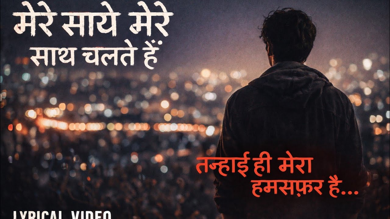 साये मेरे साथ चलते हैं 🖤 | Dark Vibes Hindi Song | Alone Feeling ( #emotional + #misteri + #song )