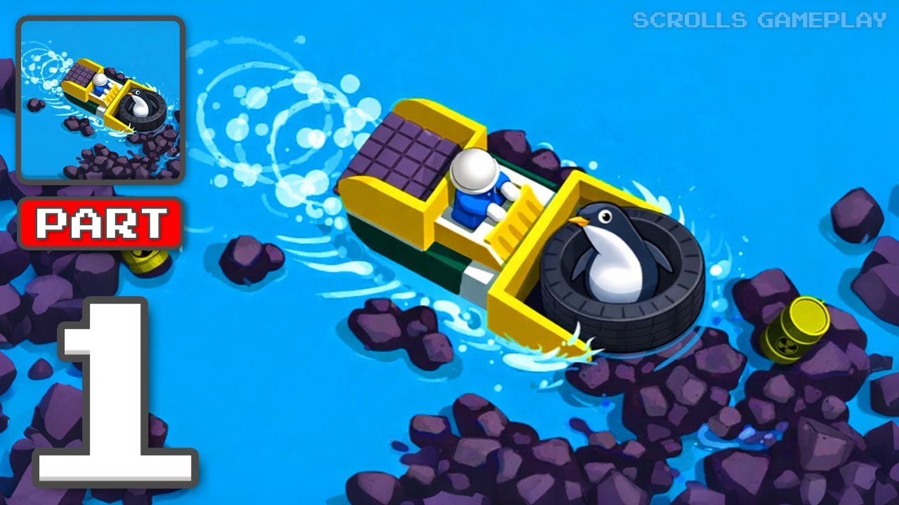 Ocean Clean - Gameplay Walkthrough Part 1 - Save Seas From Trash (iOS, Android)