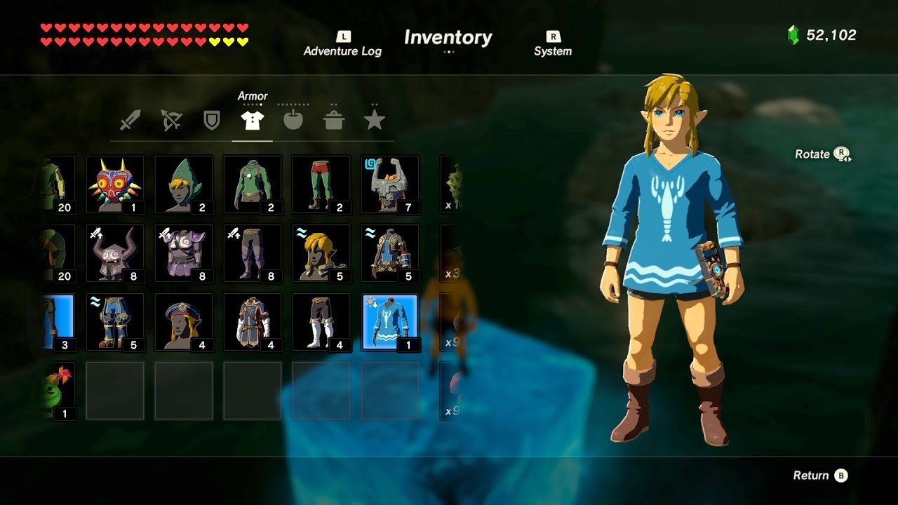 Zelda: BOTW (Island Lobster Shirt Location) DLC Pack 2