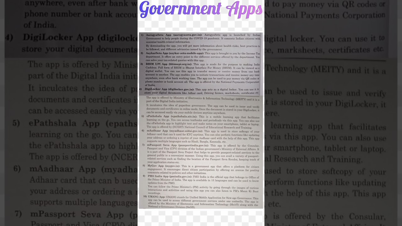 10 Government Mobile Apps