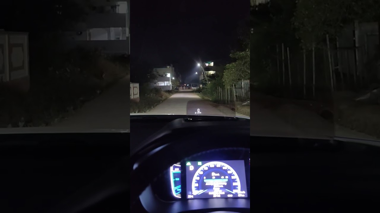 Suzuki Grand Vitara Alpha+ headlight night test/ night review