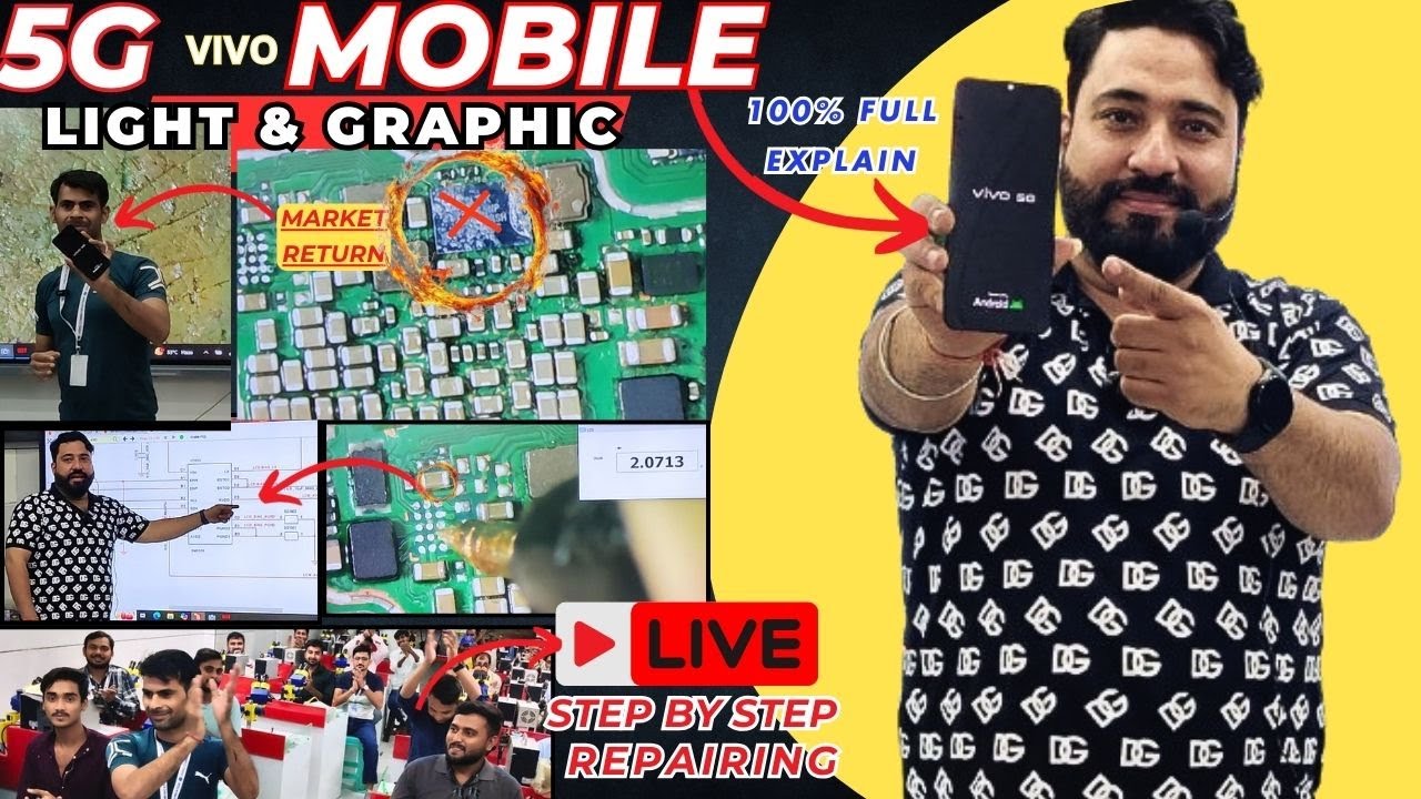 5G Mobile 📲 Solution Step By🪜 Step Without Diagram 📉Fault Find 🔬 By Ashu Sir #vivo5gphone #5gmobile