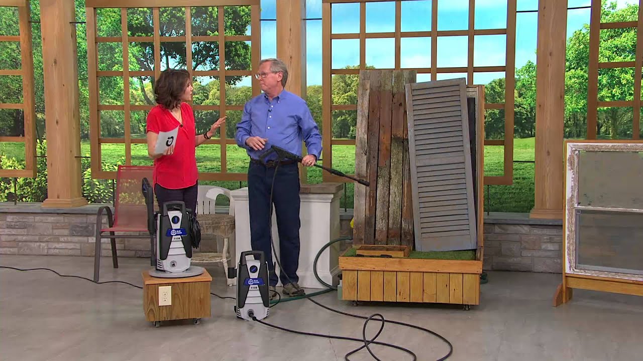 Blue Clean AR110S 1400 PSI Pressure Washer w/Turbo Nozzle with Sandra Bennett