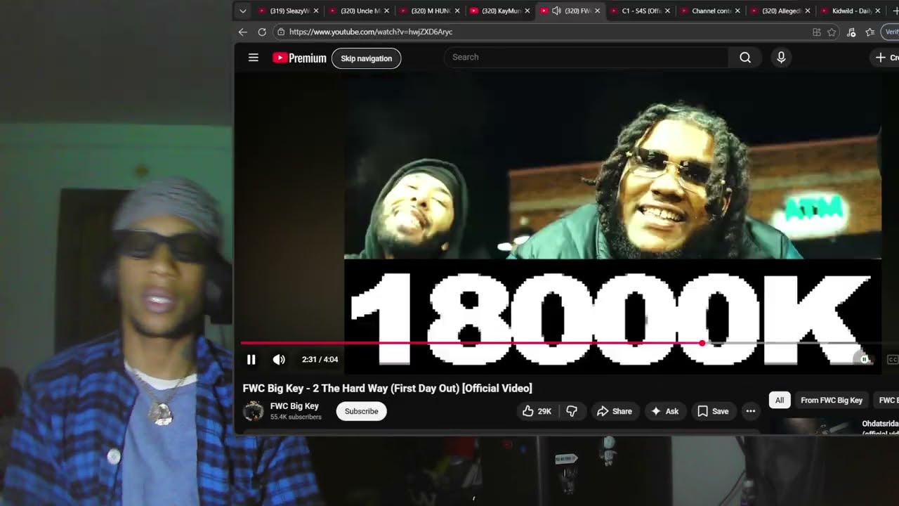 FWC BIG KEY - 2 THE HARD WAY (FIRST DAY OUT) (OFFICIAL VIDEO) #firstdayout #fwcbigkey #cashgang 