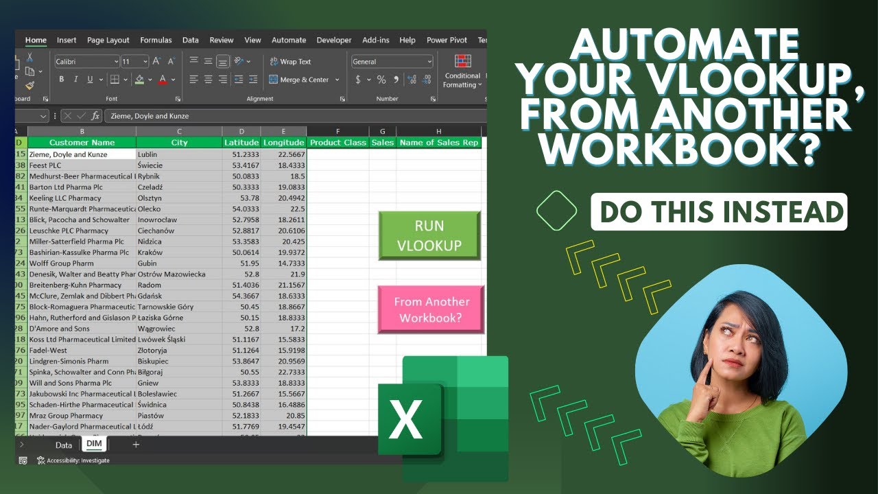 Automate VLOOKUP In Excel (VBA) From ANOTHER WORKBOOK