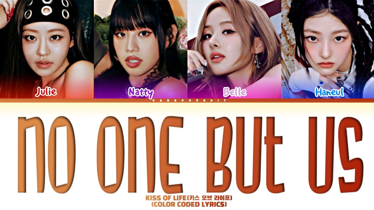 KISS OF LIFE NO ONE BUT US  Lyrics (Color Coded Lyrics)