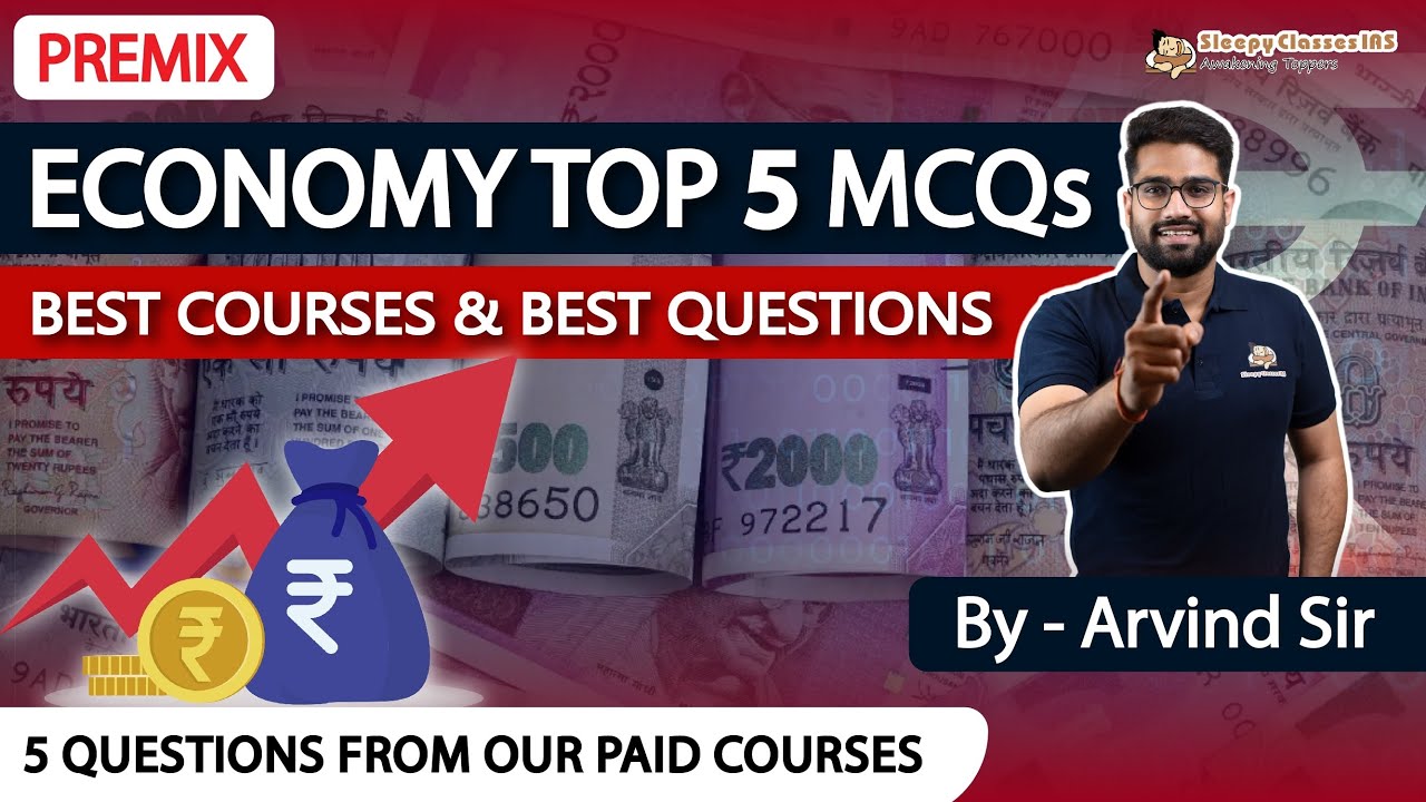 15 MCQs from Open Mock Test | Economy for UPSC | Pre-Mix