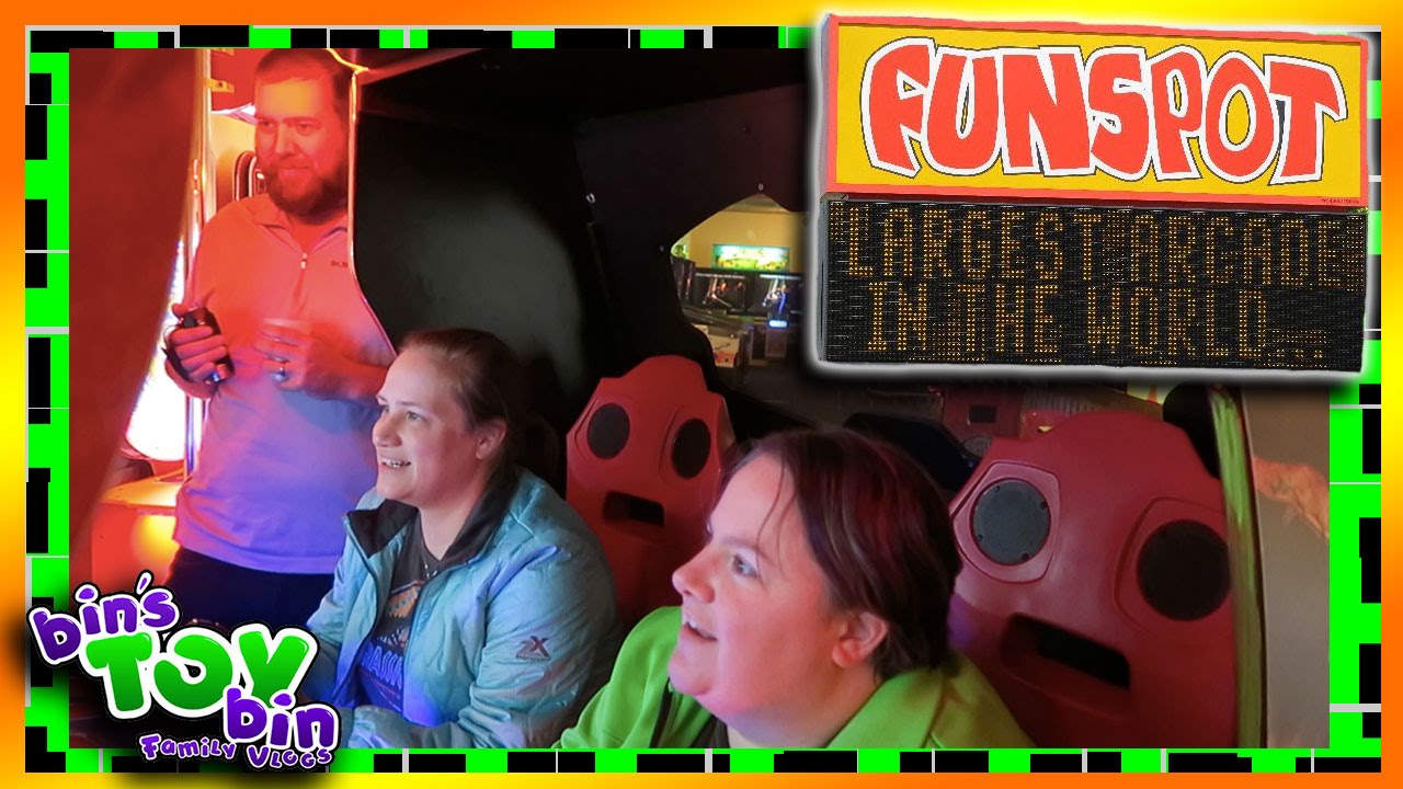 World's Largest Arcade: Funspot with Whats Ryan Tryin!!! 12.15.2015| Bins Toy Bin Daily Vlogs