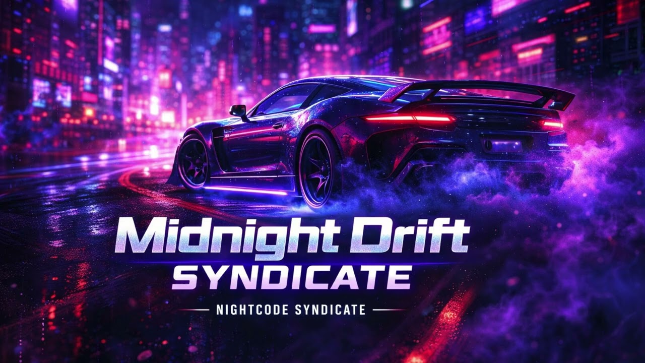 Midnight Drift Syndicate — Dark Phonk Drift Cyberpunk Night Drive 🌙 Sigma Music