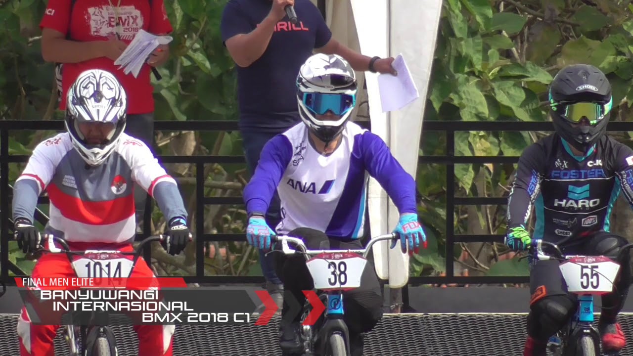 ROUND 1 FINAL MEN ELITE #BMX INTERNASIONAL BANYUWANGI  INDONESIA 2018