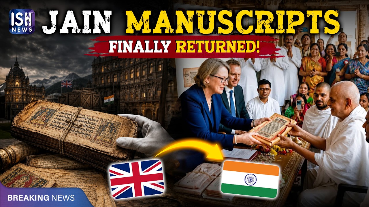 London Returns More Than 2,000 Manuscripts to the Jain Community | ISH News