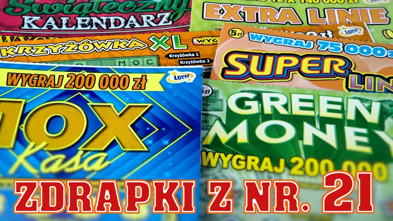 ODC#305 Mały test zdrapek z numerem 21❗️🧐 Czy ważna data przynosi szczęście w zdrapkach❓😃👆