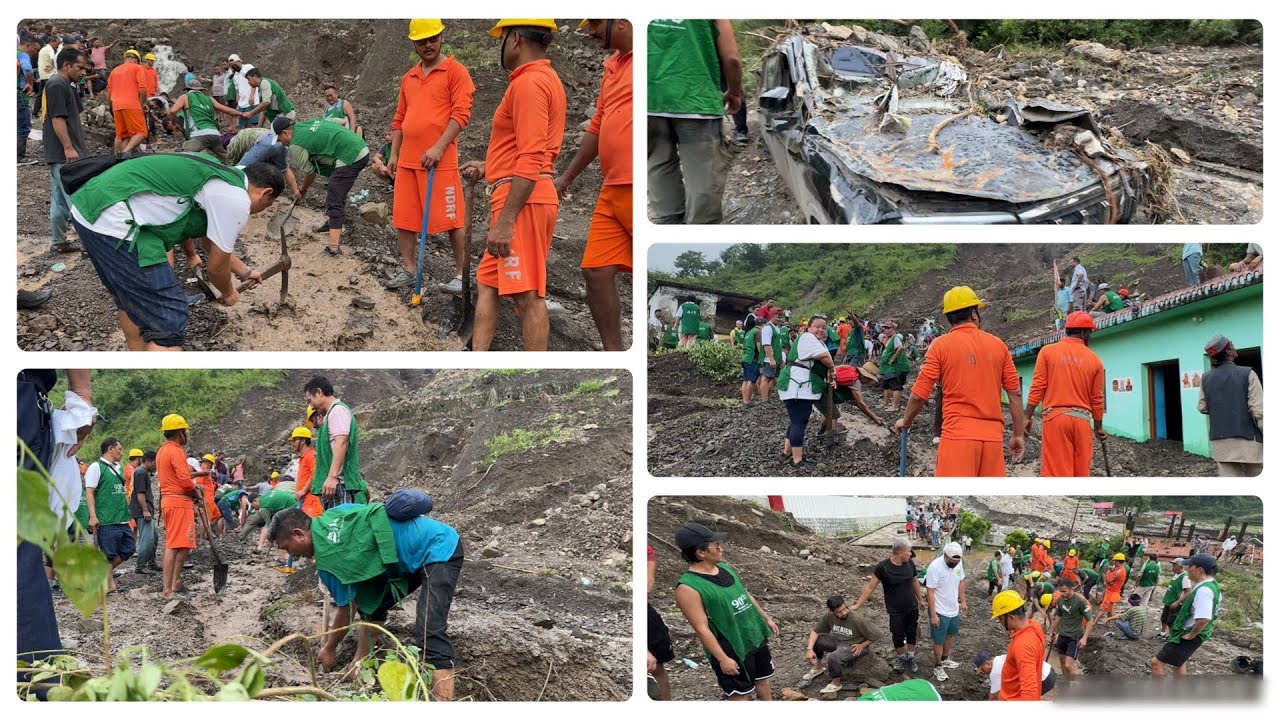 Cloudburst at Sahastradhara: 3 dead, rescue by NDRF, SDRF & Dekyiling Tibetans 🙏