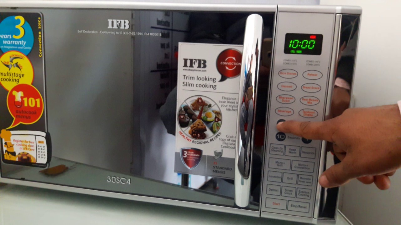 How to use ifb 30 liter convection microwave model 30sc4 full demo
