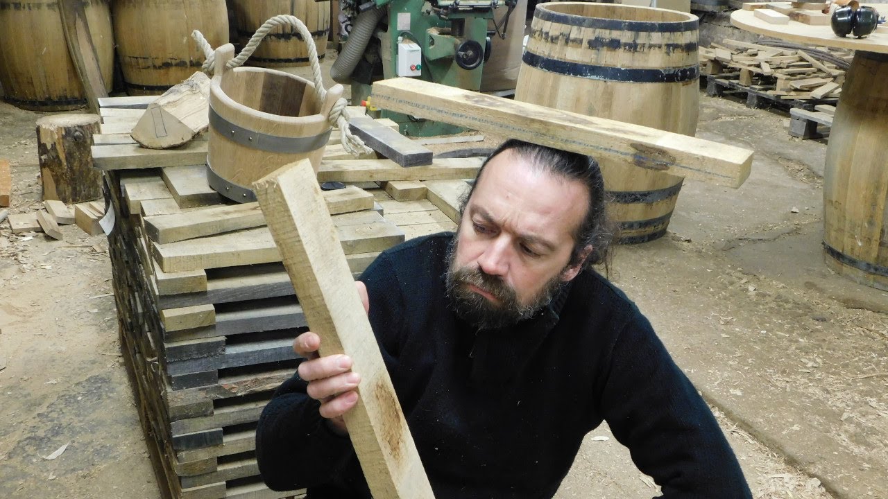 [Fabrication de A à Z] Tonneau en chêne cerclé bois - #1 Trier et bien orienter son bois.