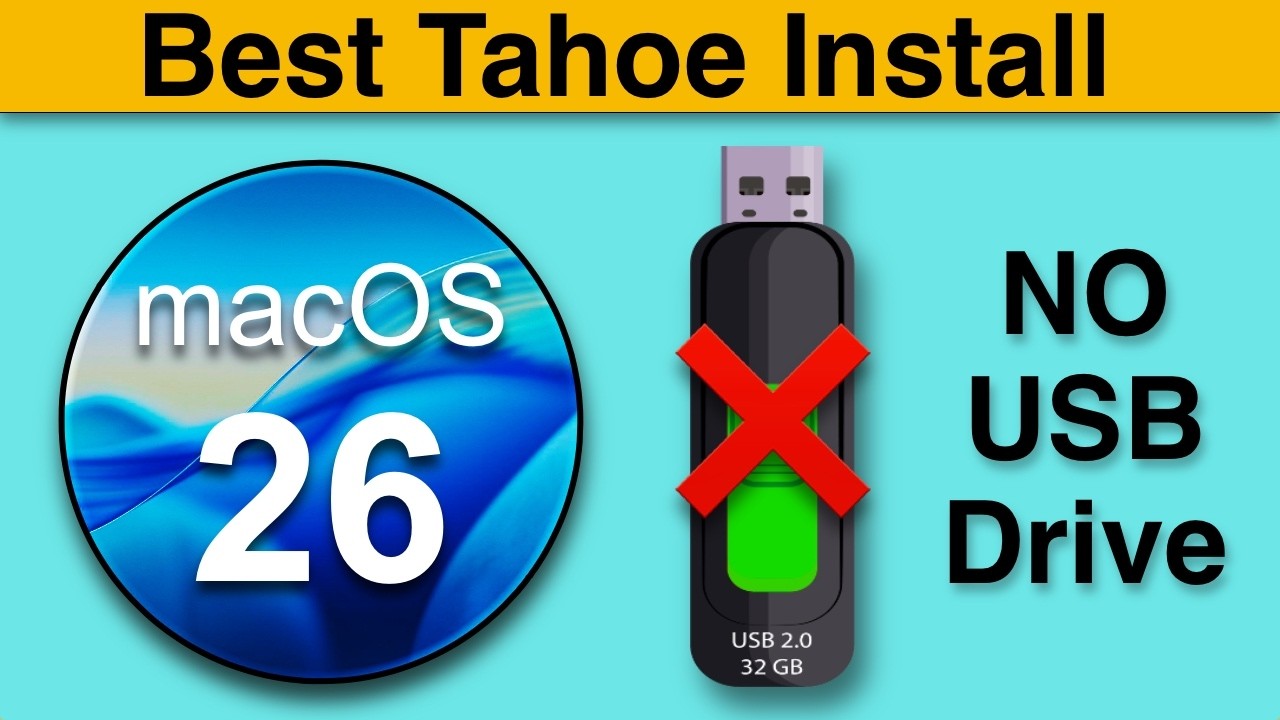 Лучшая альтернатива чистой установке macOS Tahoe: USB-накопитель не требуется!