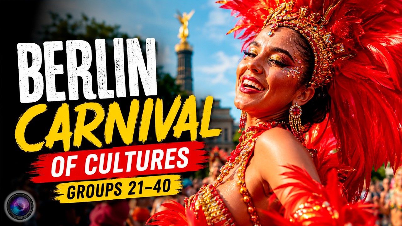 Berlin CARNIVAL OF CULTURES 2024 (Part 2) – Groups 21-40 in 4K