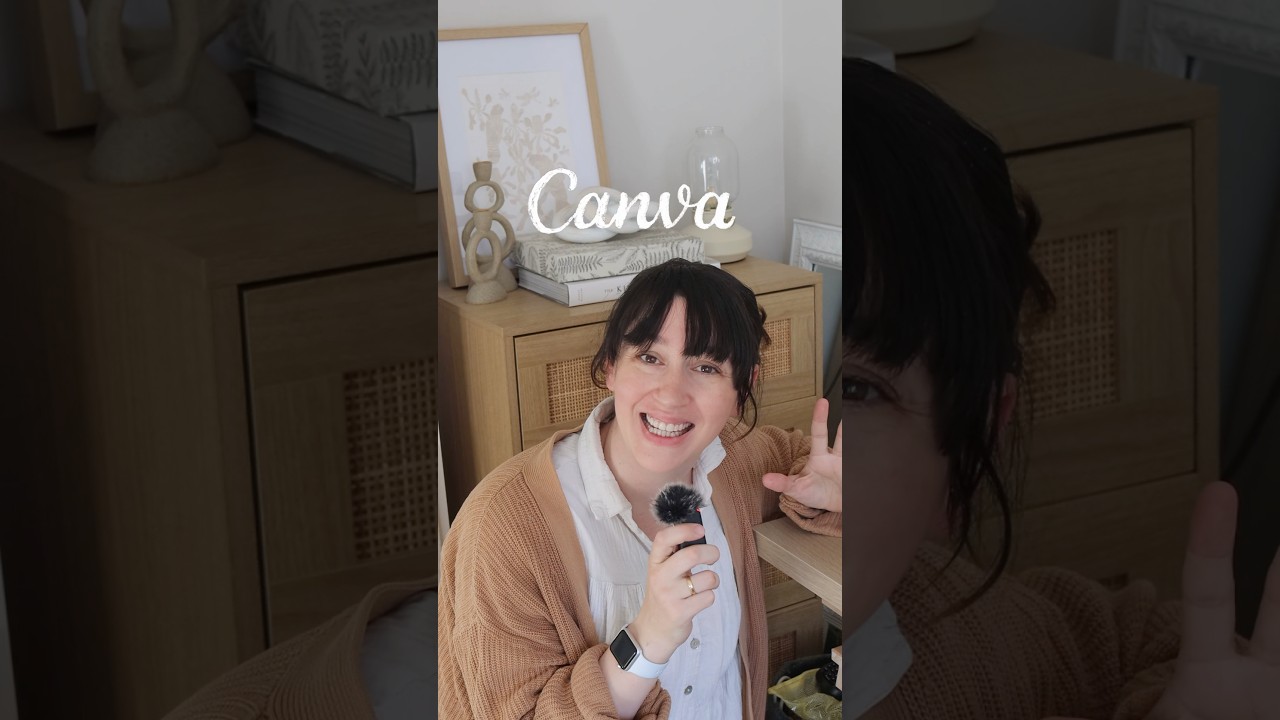 How to vectorise your own drawings and writing with Canva #canvatutorial #vectorization