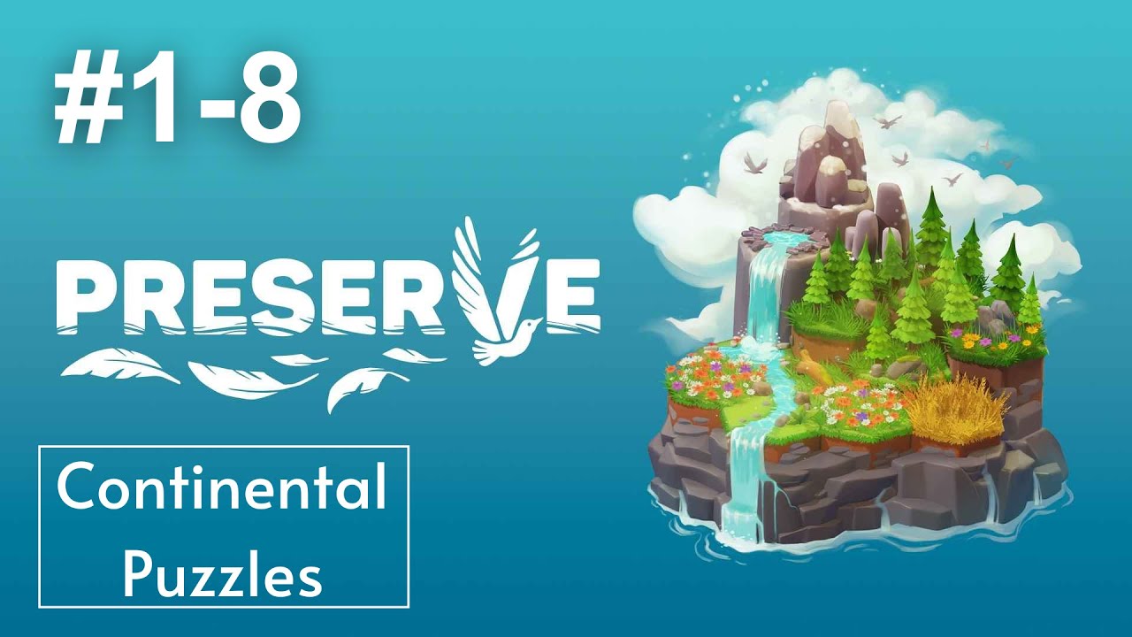 Preserve: Natural Habitat Builder - Continental Biome Puzzles 1-8 / No Commentary Cozy Gaming