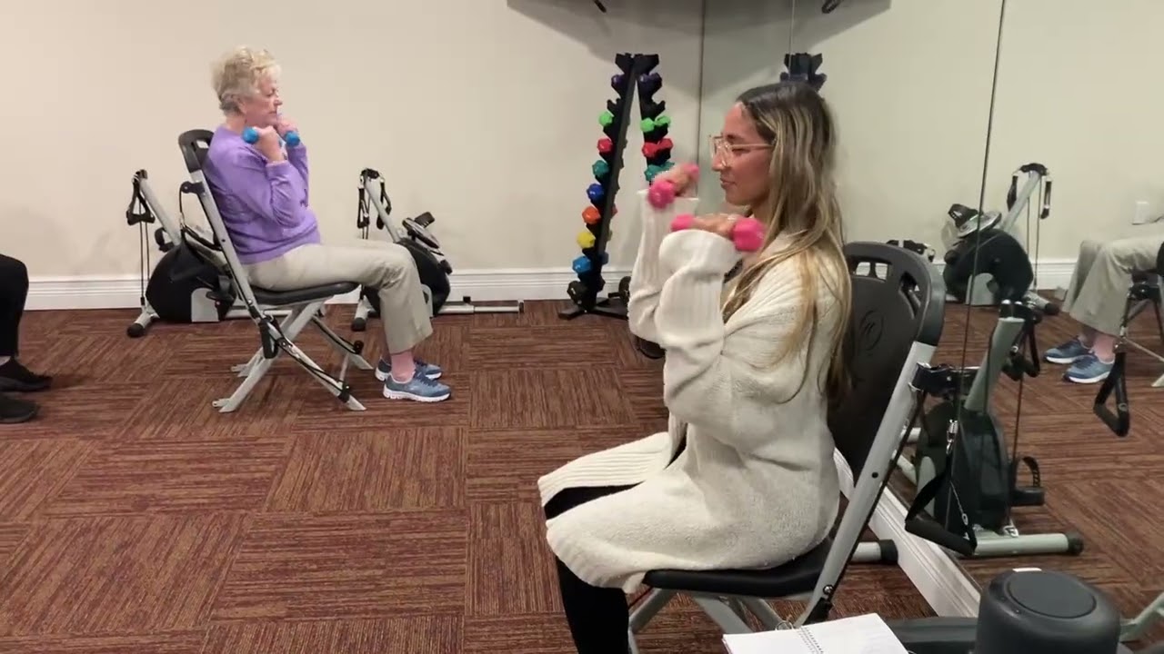 Ageless Motion Fitness: Residents Flex Their Muscles 💪 | Chateau Madeleine, Melbourne FL