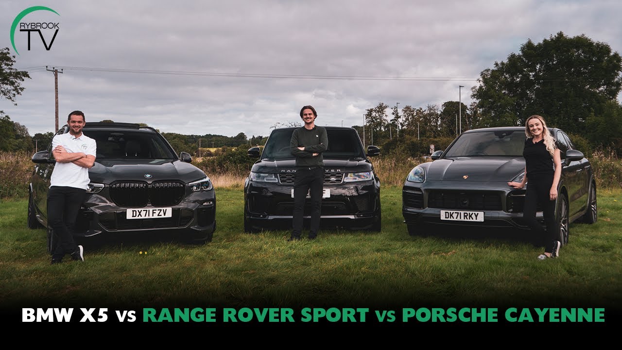 BMW X5 vs Range Rover Sport vs Porsche Cayenne S Coupe | SUV Showcase 4K (2021 test)