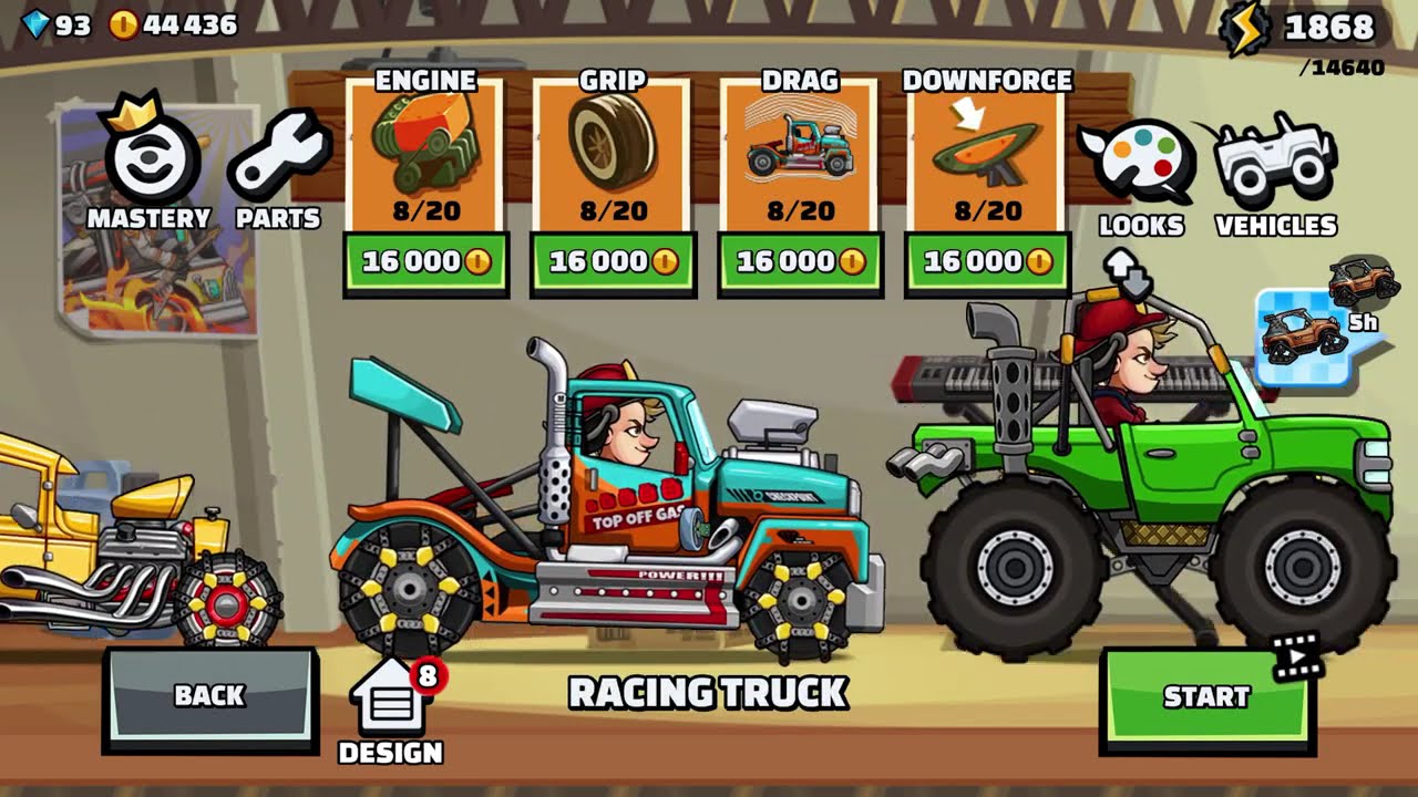 First time recording game play 'hill climb racing  2 
