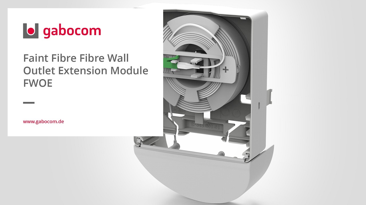 Fibre Wall Outlet Extension Module FWOE (Glasfaserverlängerung)
