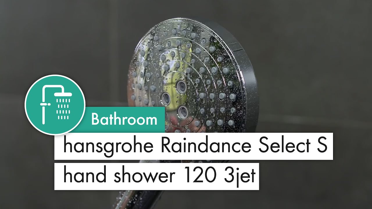 hansgrohe Raindance Select S hand shower 120 3jet