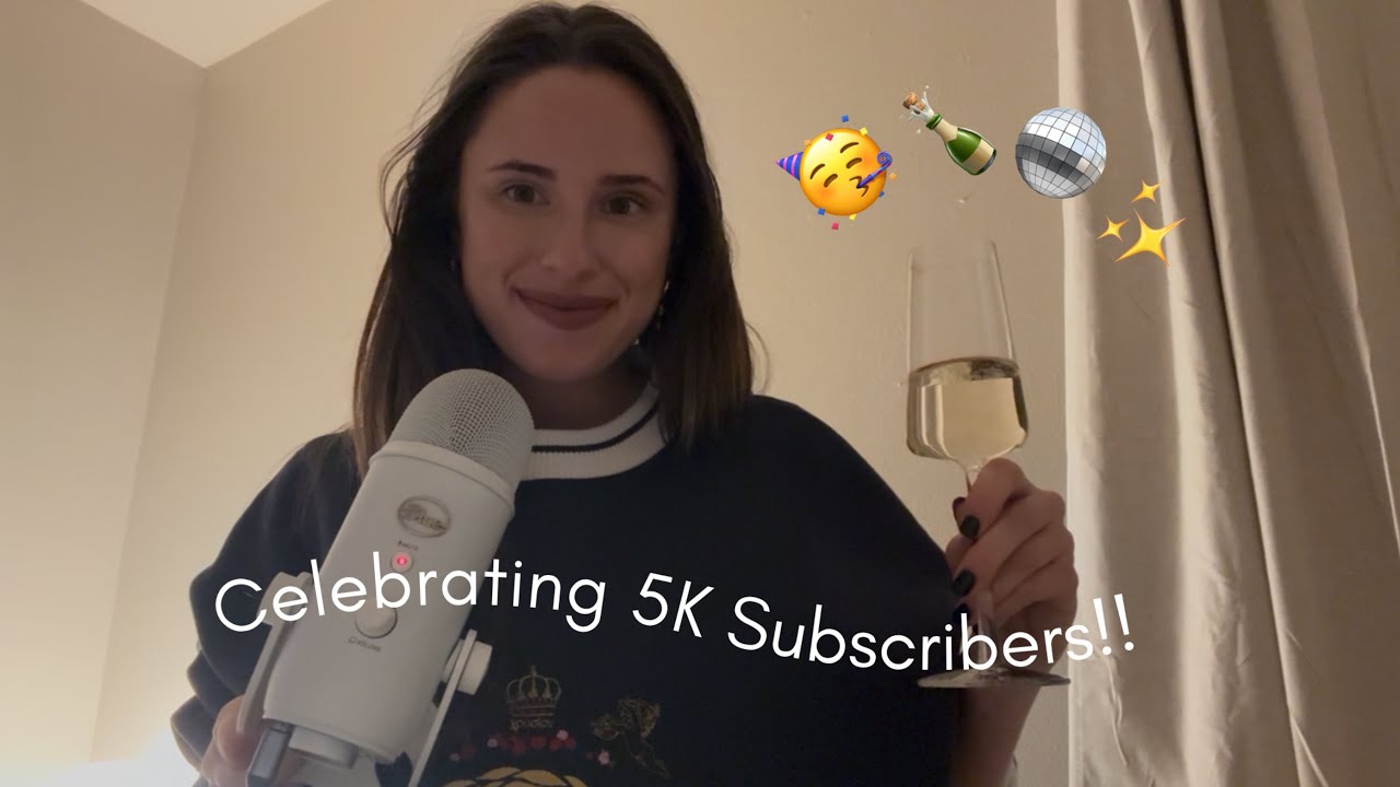 ASMR Celebrating 5K Subscribers!!! 🥳 Tingly Whispers Answering Your Questions! 💌